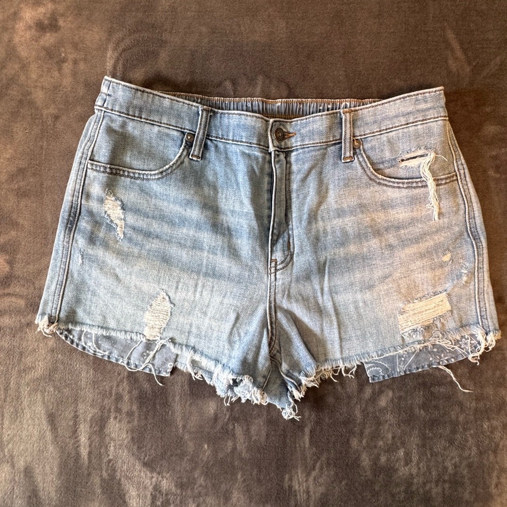 Distressed Denim Women's Shorts